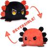 imageTeeTurtle  The Original Reversible Axolotl Plushie  Pink Sparkle  Gray  Cute Sensory Fidget Stuffed Animals That Show Your MoodRed Angry  Rage Axolotl