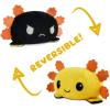 imageTeeTurtle  The Original Reversible Axolotl Plushie  Pink Sparkle  Gray  Cute Sensory Fidget Stuffed Animals That Show Your MoodYellow  Black Axolotl