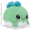 imageTeeTurtle  The Original Reversible Dinosaur Plushie  Green  Skeleton TRex  Cute Sensory Fidget Stuffed Animals That Show Your Mood  Perfect for HalloweenMint Stego  Egg