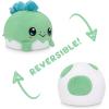 imageTeeTurtle  The Original Reversible Dinosaur Plushie  Green  Skeleton TRex  Cute Sensory Fidget Stuffed Animals That Show Your Mood  Perfect for HalloweenMint Stego  Egg