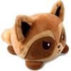 imageTeeTurtle  The Original Reversible Raccoon Plushie  Brown  Cute Sensory Fidget Stuffed Animals That Show Your Mood