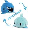 imageTeeTurtle  The Original Reversible Shark Plushie  Blue  Cute Sensory Fidget Stuffed Animals That Show Your MoodBlue Shark