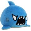 imageTeeTurtle  The Original Reversible Shark Plushie  Blue  Cute Sensory Fidget Stuffed Animals That Show Your MoodBlue Shark