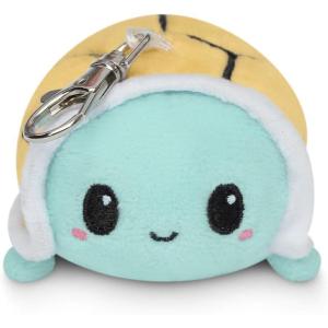 imageTeeTurtle  Plushie Charm Keychain  Happy Pink OctopusHappy Brown Shell Turtle