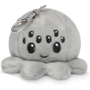 imageTeeTurtle  Plushie Charm Keychain  Happy Pink OctopusHappy Gray Spider