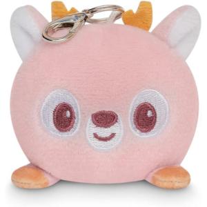 imageTeeTurtle  Plushie Charm Keychain  Happy Pink OctopusHappy Light Pink Deer