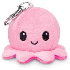 imageTeeTurtle  Plushie Charm Keychain  Happy Pink OctopusHappy Pink Octopus