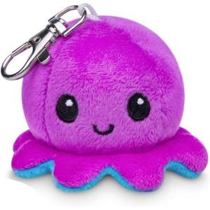 imageTeeTurtle  Plushie Charm Keychain  Happy Pink OctopusHappy Purple Octopus