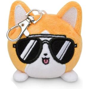 imageTeeTurtle  Plushie Charm Keychain  Happy Pink OctopusIncorgnito Corgi