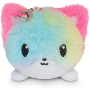 imageTeeTurtle  Plushie Charm Keychain  Happy Pink OctopusRainbow Tiedye Fox