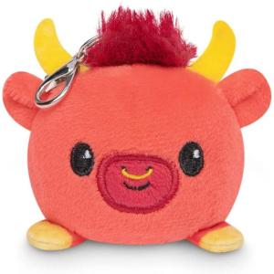 imageTeeTurtle  Plushie Charm Keychain  Happy Pink OctopusRed Lunar New Year Ox