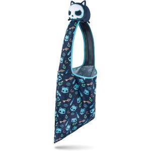 imageTeeTurtle  Plushie Tote Bag  Angel Cats  From the creators of the Original Reversible Octopus Plushie  Take Your Plush Pal Wherever You GoDark Blue Skull Cat