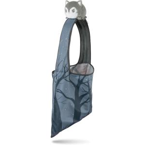 imageTeeTurtle  Plushie Tote Bag  Angel Cats  From the creators of the Original Reversible Octopus Plushie  Take Your Plush Pal Wherever You GoGray Forest Wolf