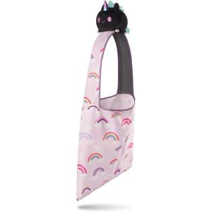 imageTeeTurtle  Plushie Tote Bag  Gray Forest Wolf  From the creators of the Original Reversible Octopus Plushie  Take Your Plush Pal Wherever You GoBlack Unicorn  Pink Rainbows