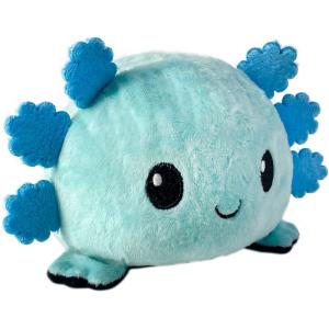 imageTeeTurtle  The Original Reversible Axolotl Plushie  Pink Sparkle  Gray  Cute Sensory Fidget Stuffed Animals That Show Your MoodBlue  Black Axolotl