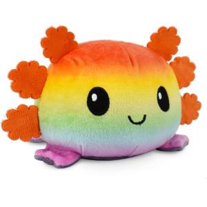 imageTeeTurtle  The Original Reversible Axolotl Plushie  Pink Sparkle  Gray  Cute Sensory Fidget Stuffed Animals That Show Your MoodGray  Rainbow Axolotl