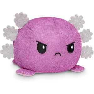 imageTeeTurtle  The Original Reversible Axolotl Plushie  Pink Sparkle  Gray  Cute Sensory Fidget Stuffed Animals That Show Your MoodPink  Purple Sparkle Axolotl
