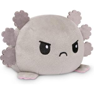 imageTeeTurtle  The Original Reversible Axolotl Plushie  Pink Sparkle  Gray  Cute Sensory Fidget Stuffed Animals That Show Your MoodPink Sparkle  Gray Axolotl