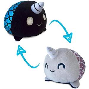 imageTeeTurtle  The Original Reversible Shark Plushie  Blue  Cute Sensory Fidget Stuffed Animals That Show Your MoodMermaid Narwhal