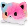 imageTeeTurtle  The Original Reversible Fox Plushie  Orange  Cute Sensory Fidget Stuffed Animals That Show Your MoodTiedye