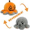 imageTeeTurtle  The Original Reversible Ghost Plushie  White  Black  Cute Sensory Fidget Stuffed Animals That Show Your Mood  Perfect for HalloweenGray  Pumpkin Spider