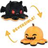 imageTeeTurtle  The Original Reversible Ghost Plushie  White  Black  Cute Sensory Fidget Stuffed Animals That Show Your Mood  Perfect for HalloweenHappy Pumpkin  Angry Bat
