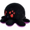 imageTeeTurtle  The Original Reversible Ghost Plushie  White  Black  Cute Sensory Fidget Stuffed Animals That Show Your Mood  Perfect for HalloweenPurple  Black Spider
