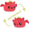 imageTeeTurtle  The Original Reversible Ghost Plushie  White  Black  Cute Sensory Fidget Stuffed Animals That Show Your Mood  Perfect for HalloweenStrawberry Bat