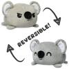 imageTeeTurtle  The Original Reversible Sloth Plushie  Brown  Cute Sensory Fidget Stuffed Animals That Show Your Mood 35 inchKoala