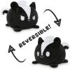 imageTeeTurtle  The Original Reversible Sloth Plushie  Brown  Cute Sensory Fidget Stuffed Animals That Show Your Mood 35 inchSkunk