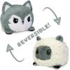 imageTeeTurtle  The Original Reversible Wolf Plushie  Summer  Spring  Cute Sensory Fidget Stuffed Animals That Show Your Mood 4 inchWolf  Sheep