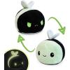 imageTeeTurtle  The Original Reversible Bee Plushie  Glow in the Dark  Cute Sensory Fidget Stuffed Animals That Show Your Mood  Perfect for Halloween Small