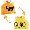 imageTeeTurtle  The Original Reversible Dragon Plushie  Bearded  Cute Sensory Fidget Stuffed Animals That Show Your MoodYellow Glasses  Orange