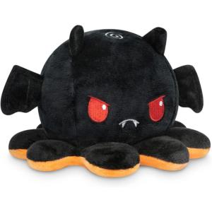 imageTeeTurtle  The Original Reversible Ghost Plushie  White  Black  Cute Sensory Fidget Stuffed Animals That Show Your Mood  Perfect for HalloweenHappy Pumpkin  Angry Bat
