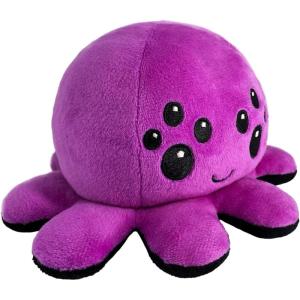 imageTeeTurtle  The Original Reversible Ghost Plushie  White  Black  Cute Sensory Fidget Stuffed Animals That Show Your Mood  Perfect for HalloweenPurple  Black Spider