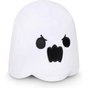 imageTeeTurtle  The Original Reversible Ghost Plushie  White  Black  Cute Sensory Fidget Stuffed Animals That Show Your Mood  Perfect for HalloweenStarry  Angry Ghost Glow in the Dark