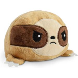 imageTeeTurtle  The Original Reversible Sloth Plushie  Brown  Cute Sensory Fidget Stuffed Animals That Show Your Mood 35 inchSloth