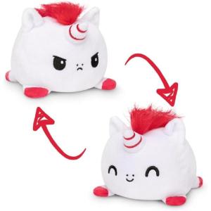 imageTeeTurtle  The Original Reversible Unicorn Plushie  Candy Corn Horn  Cute Sensory Fidget Stuffed Animals That Show Your Mood