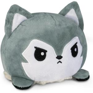 imageTeeTurtle  The Original Reversible Wolf Plushie  Summer  Spring  Cute Sensory Fidget Stuffed Animals That Show Your Mood 4 inchWolf  Sheep