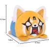 imageTeeTurtle  The Officially Licensed Original Sanrio Plushie  Aggretsuko  Cute Sensory Fidget Stuffed Animals That Show Your MoodAggretsuko