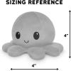 imageTeeTurtle  The Original Reversible Octopus Plushie  Purple Polka Dot  Shimmer  Cute Sensory Fidget Stuffed Animals That Show Your MoodAngry Red  Rage Black