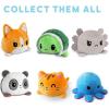 imageTeeTurtle  The Original Reversible Octopus Plushie  Purple Polka Dot  Shimmer  Cute Sensory Fidget Stuffed Animals That Show Your MoodAngry Red  Rage Black