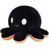 imageTeeTurtle  The Original Reversible Octopus Plushie  Purple Polka Dot  Shimmer  Cute Sensory Fidget Stuffed Animals That Show Your MoodBlack  Orange