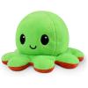 imageTeeTurtle  The Original Reversible Octopus Plushie  Purple Polka Dot  Shimmer  Cute Sensory Fidget Stuffed Animals That Show Your MoodHappy Green  Angry Red