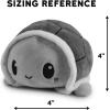 imageTeeTurtle  The Original Reversible Turtle Plushie  Green  Cute Sensory Fidget Stuffed Animals That Show Your Mood 4 inchGreenBlack