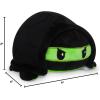 imageTeeTurtle  The Original Reversible Turtle Plushie  Green  Cute Sensory Fidget Stuffed Animals That Show Your Mood 4 inchGreenBlack
