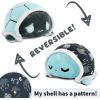 imageTeeTurtle  The Original Reversible Turtle Plushie  Green  Cute Sensory Fidget Stuffed Animals That Show Your Mood 4 inchRainy Day