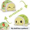imageTeeTurtle  The Original Reversible Turtle Plushie  Green  Cute Sensory Fidget Stuffed Animals That Show Your Mood 4 inchStrawberries  Flowers