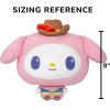 imageTeeTurtle Cowgirl My Melody 8quot Cloudheads Plushie  Amazon Exclusive Hello Kitty and Friends Western Collection  Cute Kawaii Soft Weighted Stuffed AnimalMy Melody