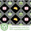 imageTeeTurtle Invader Zim Gir Plushie Tote Bag  Cute Novelty Foldable Shoulder Bag